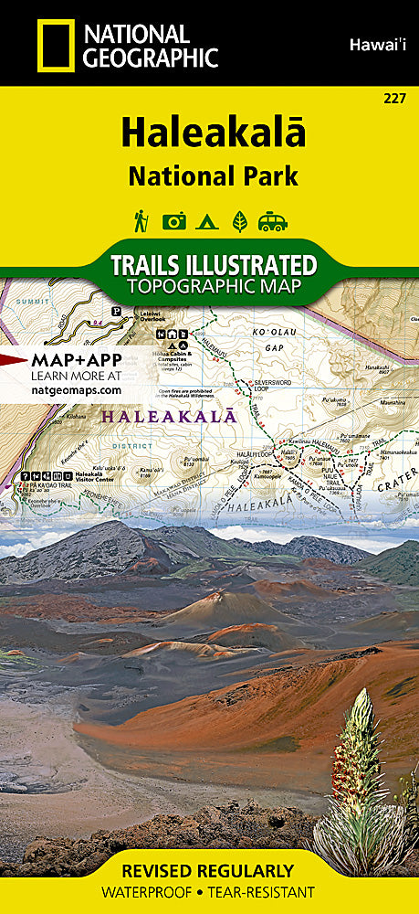 Haleakala National Park Map - National Geographic  (Retail) image 0