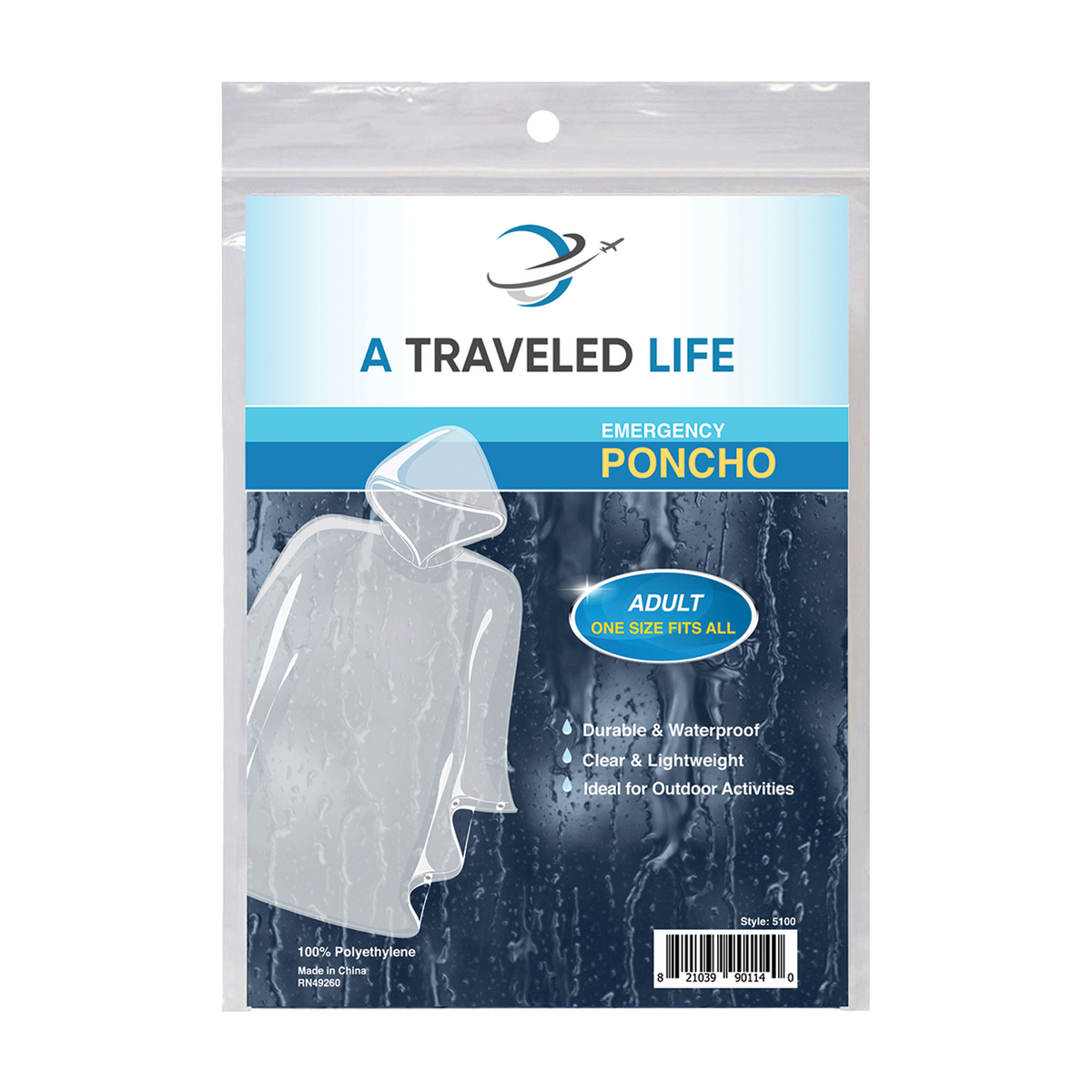 Rain Poncho A Traveled Life